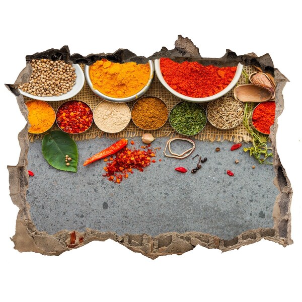 Wandtattoos Loch Eine Küche voller Gewürze