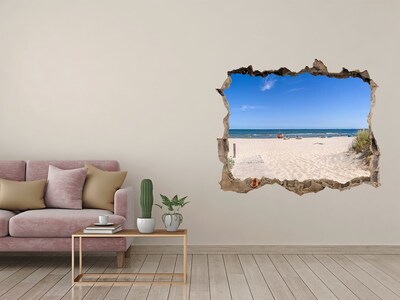 3D Wandsticker Loch Strand am Meer