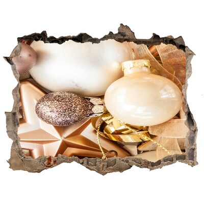 3D Wandsticker Loch Weihnachtsdekorationen für kleine Läden