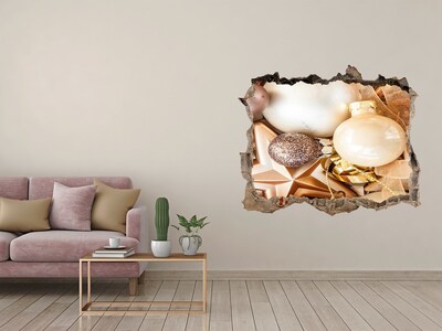 3D Wandsticker Loch Weihnachtsdekorationen für kleine Läden