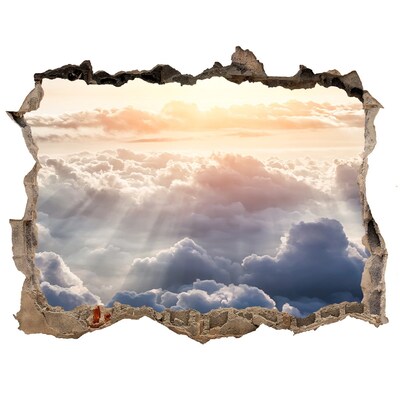 Wandtattoos Loch Der Himmel ist voller Wolken.