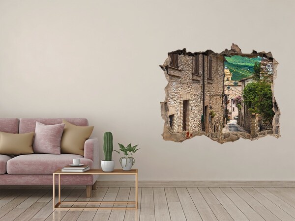 Wandtattoos Mauerdurchbruch Eine bezaubernde Stadt in der Toskana