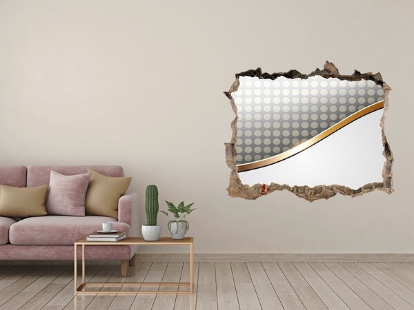 Wandtattoos Mauerdurchbruch Zerbrochene Spiegelwand