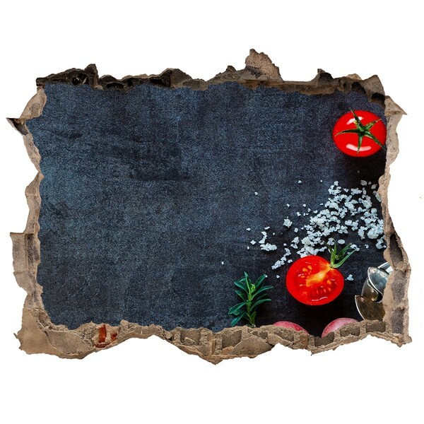 3D Wandtattoos Loch in der Wand Der Charme eines unscheinbaren kulinarischen Erlebnisses