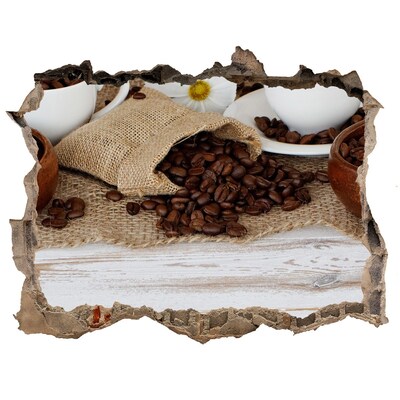 Wandtattoos Mauerdurchbruch Kaffee in natürlicher Umgebung