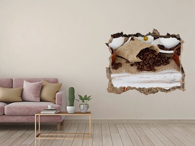 Wandtattoos Mauerdurchbruch Kaffee in natürlicher Umgebung