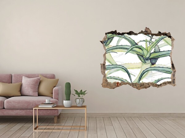 Wandtattoos Loch Eine grüne Oase aus Beton