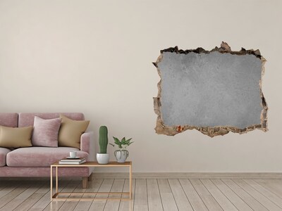 Wandfolien Loch in der Wand Rissige Wand mit Blick auf den Beton