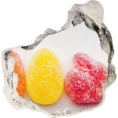 3D Wandtattoos Mauerdurchbruch Süße Geleebohnen in einem kleinen Laden