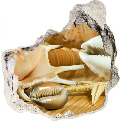 3D Wandtattoos Mauerdurchbruch Meeresschätze