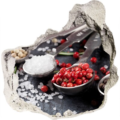 3D Wandtattoos Mauerdurchbruch Gewürzparadies