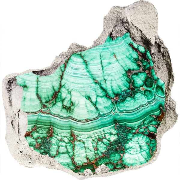 Wandfolien Loch in der Wand Malachitgrotte