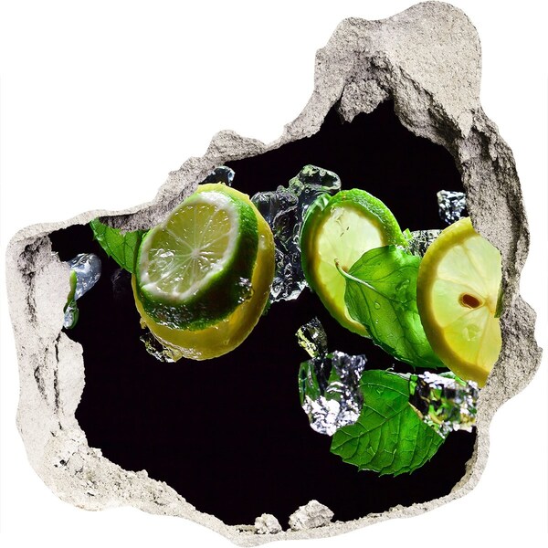 3D Wandtattoos Mauerdurchbruch Ein spritziger Frischekick