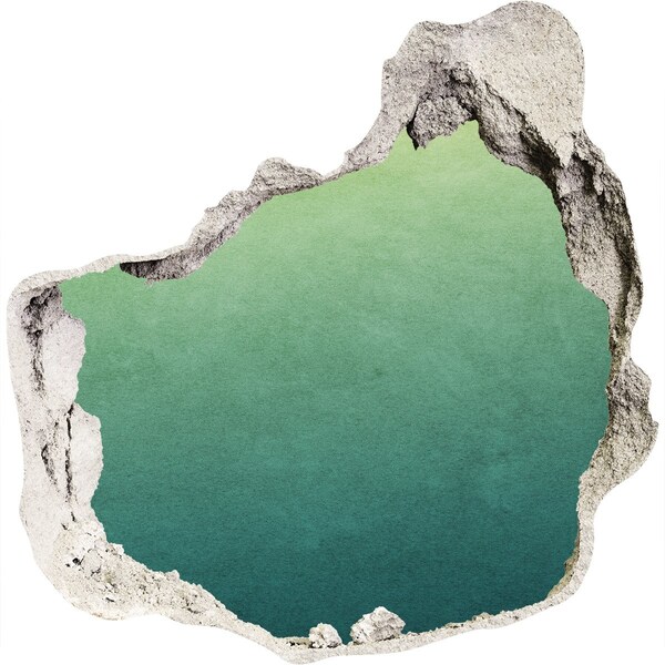 3D Wanddurchbruch Aufkleber Eine Bucht in den Tropen