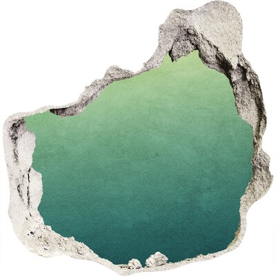 3D Wanddurchbruch Aufkleber Eine Bucht in den Tropen