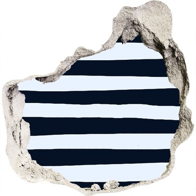 3D Wanddurchbruch Aufkleber Durchbruch in die Tiefen des Meeres