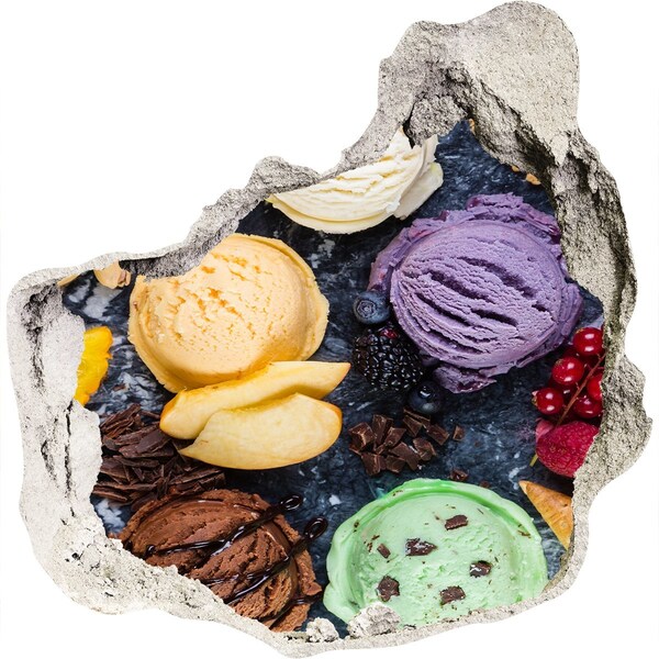 Wandaufkleber Loch 3D Eiswahnsinn