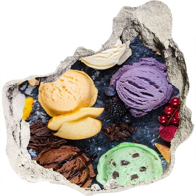 Wandaufkleber Loch 3D Eiswahnsinn