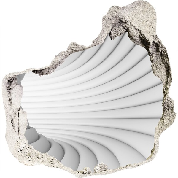 Wandtattoos Loch in der Wand Die Illusion des dreidimensionalen Raums