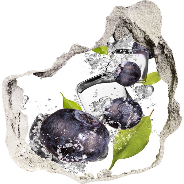 Mauerdurchbruch Aufkleber Fruchtiger Eiswasserfall