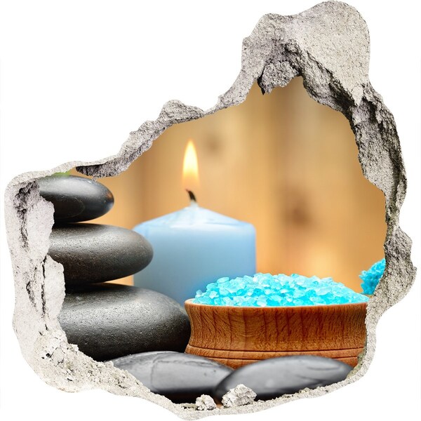 Wandfolien Loch in der Wand Entspannende Spa-Ecke