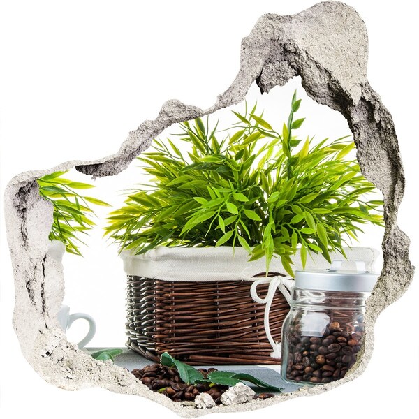 Mauerdurchbruch Aufkleber Eine grüne Oase im Komfort Ihres Zuhauses