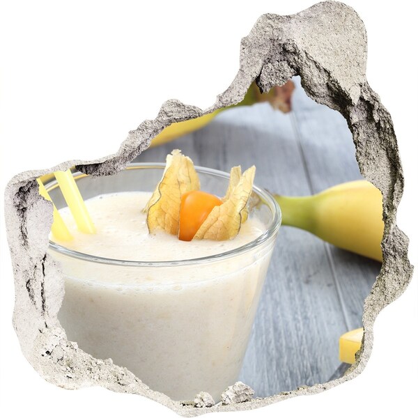 Wandaufkleber Loch 3D Hole in the Wall Fruit Cocktail