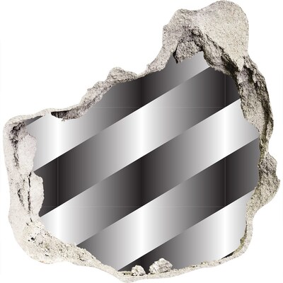 Wandaufkleber Loch 3D Illusion einer zerbrochenen Mauer