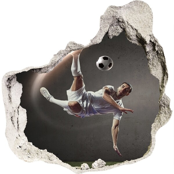 Mauerdurchbruch Aufkleber Fußball-Sprungaktion