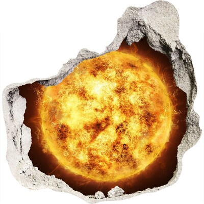 3D Wandtattoos Mauerdurchbruch Sonnenexplosion