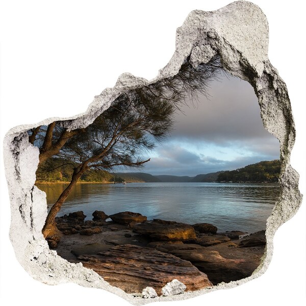 Wandtattoos Loch in der Wand Ruhe am Wasser