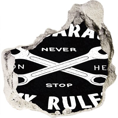 Wandfolien Loch in der Wand Workshop zu den Regeln