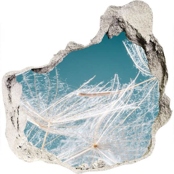 Mauerdurchbruch Aufkleber Blumenträume hinter der Mauer