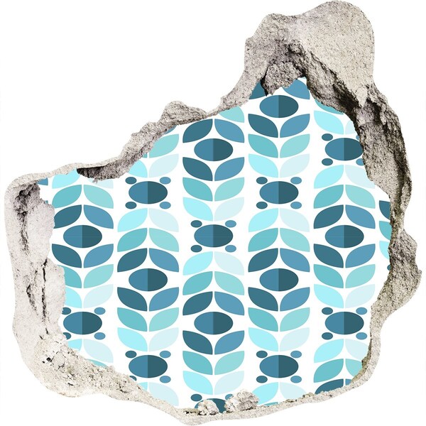 Wandtattoos Loch in der Wand Loch in der Wand Blumenmuster