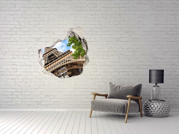 3D Wandtattoos Mauerdurchbruch Der Eiffelturm in Paris