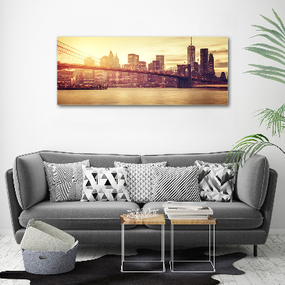 Acrylbild Fotodruck Manhattan, New York