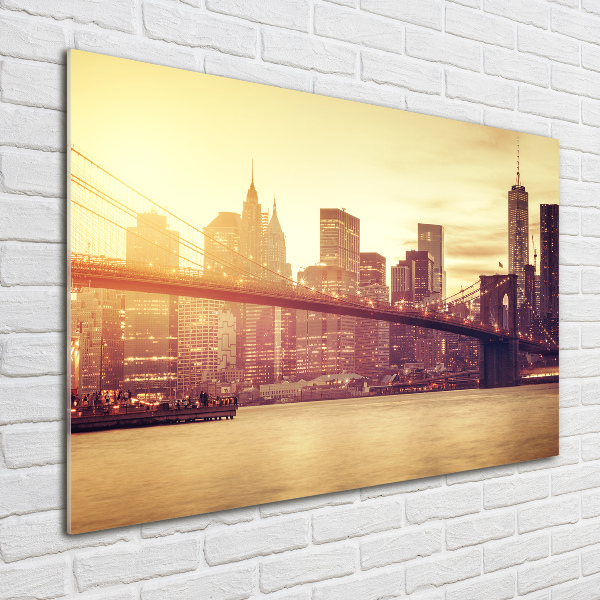 Acrylbild Fotodruck Manhattan, New York