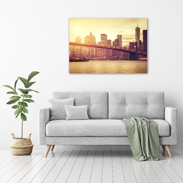 Acrylbild Fotodruck Manhattan, New York