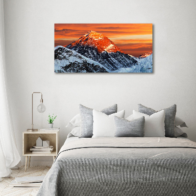 Foto auf Acryl Everest-Gipfel
