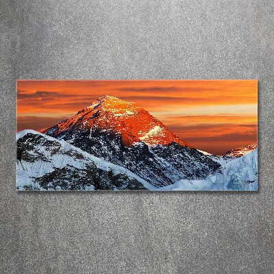 Foto auf Acryl Everest-Gipfel