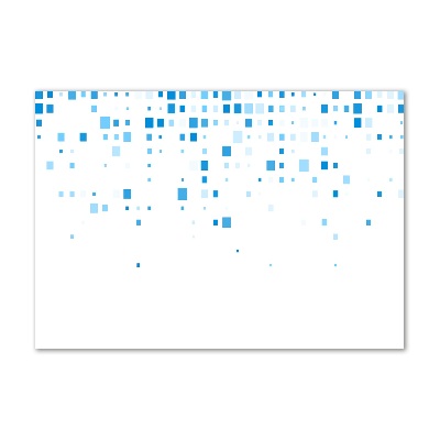 Bild auf Acrylglas Blaue Quadrate