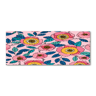 Acrylglas-Druck Rosa Blüten