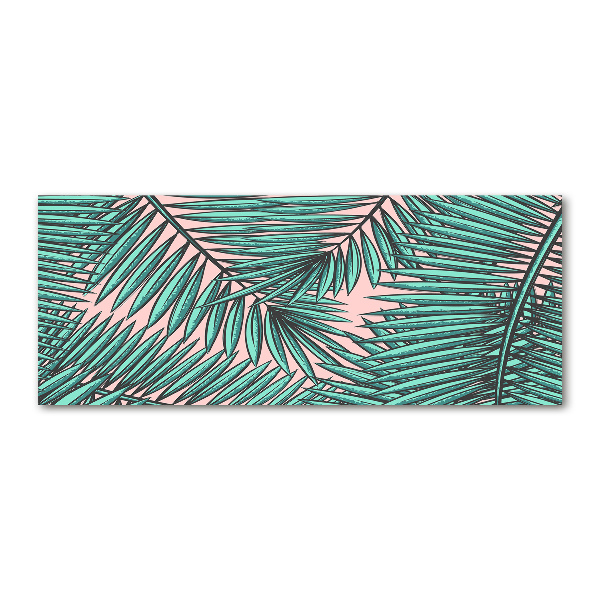 Bild auf Acrylglas Palmenblätter