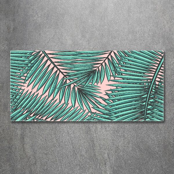 Bild auf Acrylglas Palmenblätter