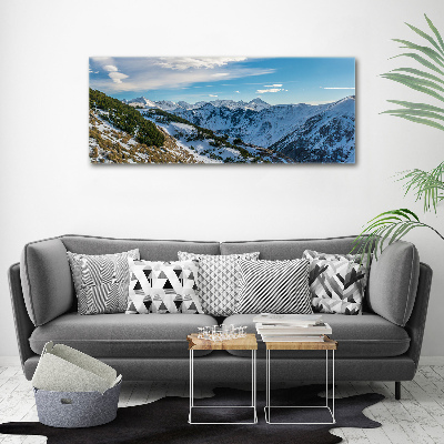 Acrylbild Fotodruck Die Krone der Tatra-Berge