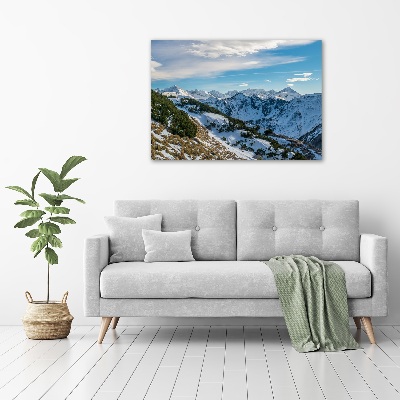 Acrylbild Fotodruck Die Krone der Tatra-Berge