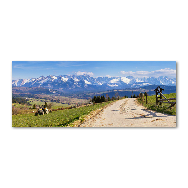 Foto auf Acryl Panorama der Tatra-Berge