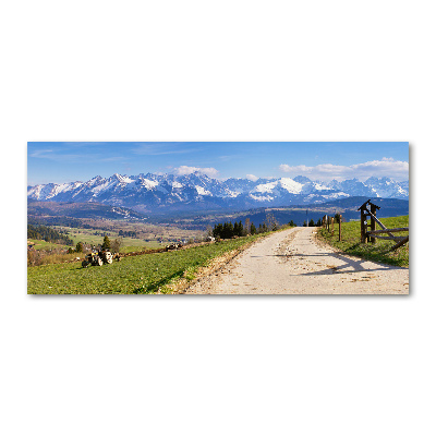Foto auf Acryl Panorama der Tatra-Berge