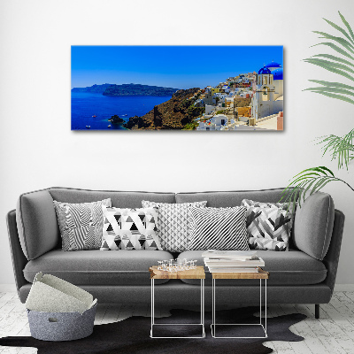 Acrylbild Fotodruck Santorini, Griechenland