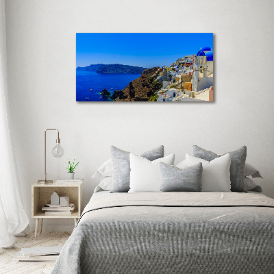 Acrylbild Fotodruck Santorini, Griechenland